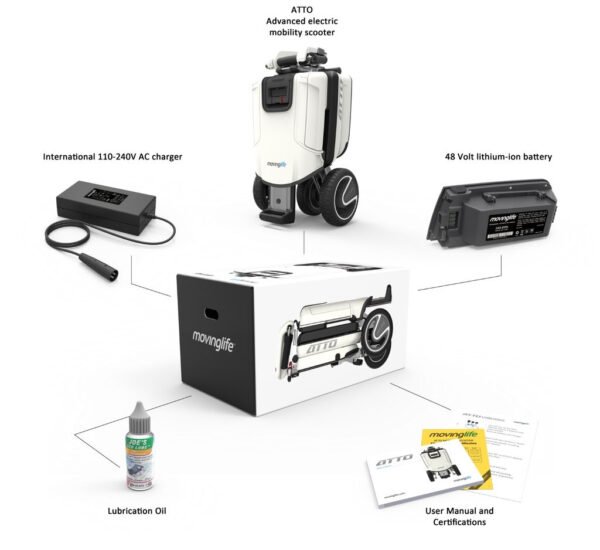 ATTO Folding Mobility Scooter - Image 5