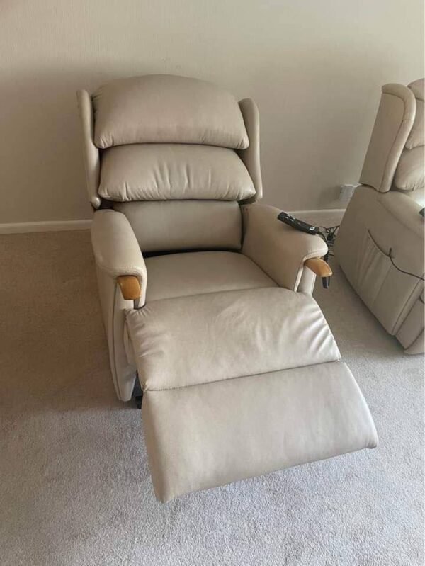 HSL Aysgarth Dual Motor Riser Recliner Chair, Leather, As New, Grande/Large Size-Award Winning Chair 2021 - Image 2