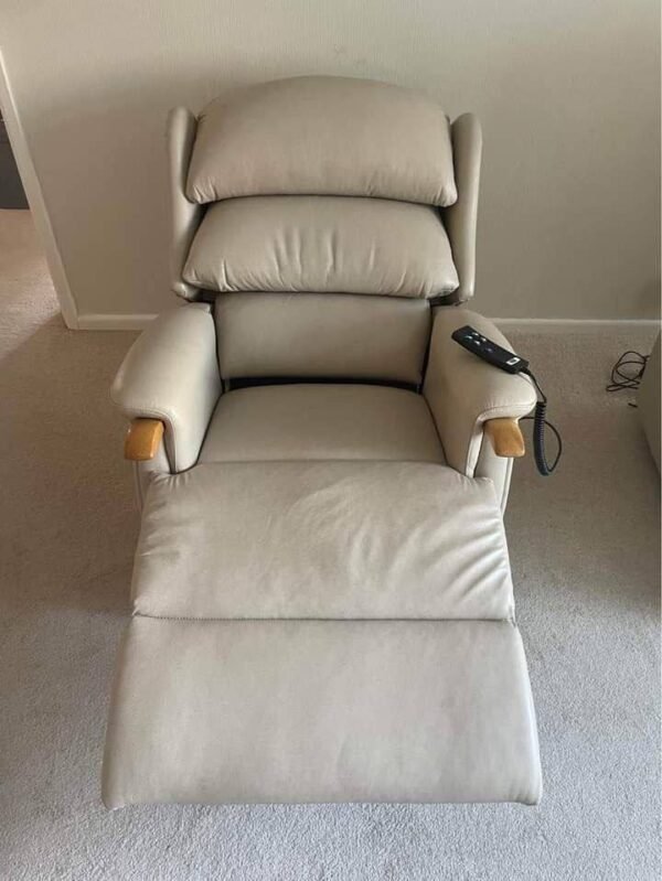 HSL Aysgarth Dual Motor Riser Recliner Chair, Leather, As New, Grande/Large Size-Award Winning Chair 2021 - Image 3