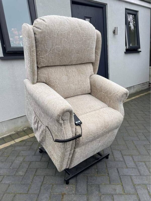 HSL Burrows Dual Motor Riser Recliner Chair-Standard Size-As New Condition - Image 6