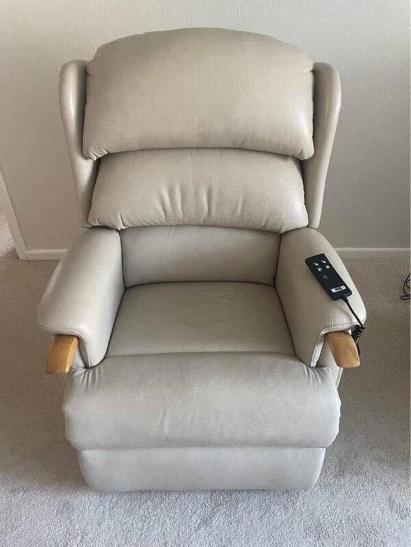 HSL Aysgarth Dual Motor Riser Recliner Chair, Leather, As New, Grande/Large Size-Award Winning Chair 2021 - Image 7