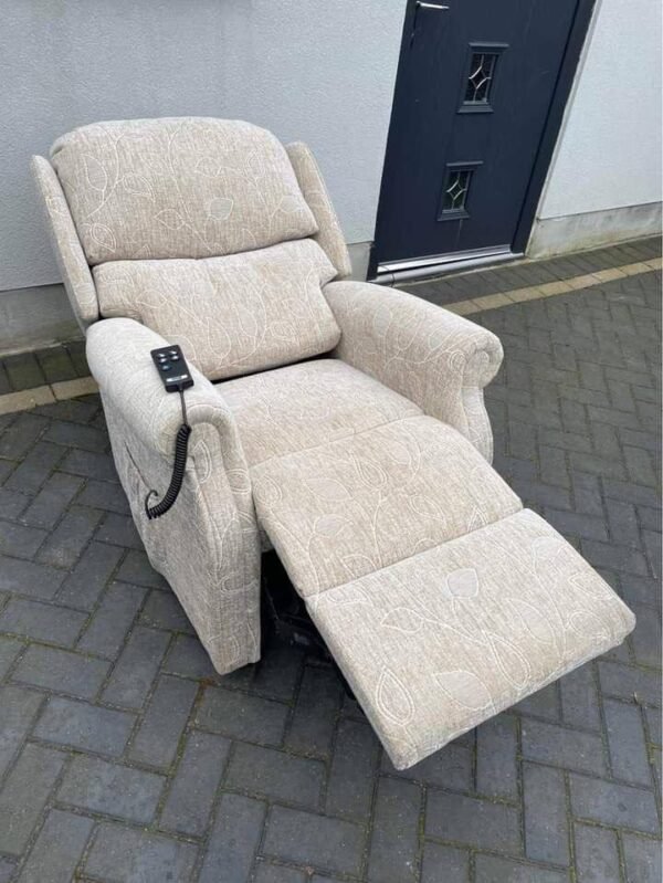 HSL Burrows Dual Motor Riser Recliner Chair-Standard Size-As New Condition - Image 8