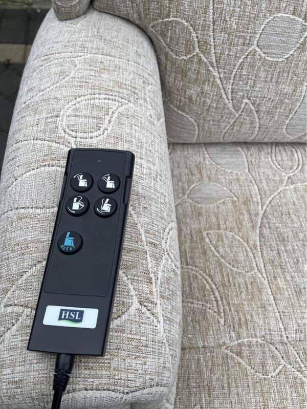 HSL Burrows Dual Motor Riser Recliner Chair-Standard Size-As New Condition - Image 9